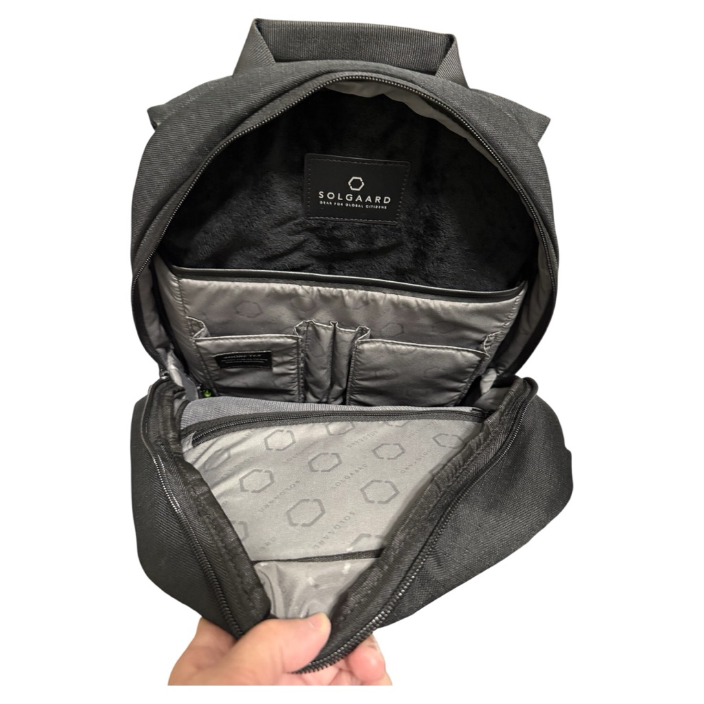 Solgaard Black Shore-Tex Recycled Ocean Plastic Backpack Excellent - Like New — image 3 of 8